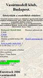 Mobile Screenshot of modellklub.hu